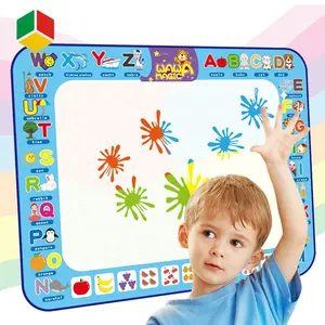 QS all'ingrosso Educational Children Playmat Aqua Doodle Water Canvas Magic Pen Painting Drawing Baby Play Mat Toys For Kids