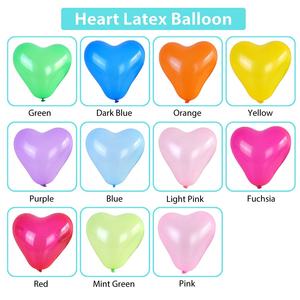 Joyeuse Saint-Valentin, mariage, anniversaire ! Ballon en latex naturel en forme de cœur de 10 pouces, hélium, globos San Valentin, décoration de fête, ballon. - Product Image 6