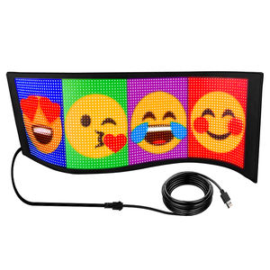 32*96 RGB Flexible <span class=keywords><strong>LED</strong></span>-Anzeige Blinkende Bildlauf nachrichten Werbung <span class=keywords><strong>LED</strong></span>-Bildschirm Drahtloses APP-Telefon Programmier bare <span class=keywords><strong>LED</strong></span>-Werbetafel - Product Image 3