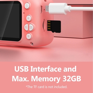 H3 Mickey Mini çift lens çocuklar kamera 1080P çözünürlük çocuk kamera güzel oyuncak çocuklar hediye ödülü olarak selfie dijital kamera - Product Image 6