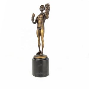 Vendita diretta della fabbrica in resina di metallo artigianale uomo nudo maschera scultura statua statuetta premio pasqua Souvenir e campione regalo - Product Image 3