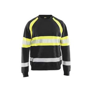 Blaklader-3359115899335XL เสื้อสเวตเตอร์ Hi-Vis สีดำ/ สีเหลือง-EAN 7330509804704ชุดทำงาน HI-VIS - Product Image 1
