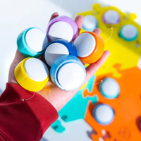 Jouet pour chien personnalisable avec fonction d'enregistrement sonore, bouton de communication pour animaux de compagnie en plastique durable, pour l'entraînement et la formation comportementale