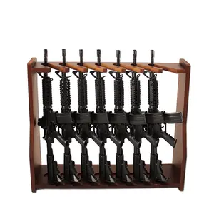 Gewehre American World famous Gun Scale Modell 3d echte schwarze Scharfschützen gewehr Metall DIY Spielzeug Modell Waffen Militär Gun Modell