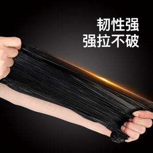 Household Trash Bags Large Size Thickened Black With Handle For Office Dormitory Use - Product Image 4