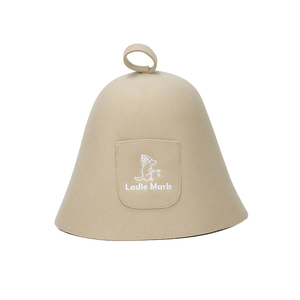 Hot Selling 100% Australian Wool Felt Hat Bodies Black White Beige Customized Colors <b>Sauna</b> Hat Wool Felt Hats - Product Image 2