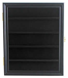 ไฟแช็คไม้ติดผนัง30ช่องเคสแสดงผลพร้อมการป้องกัน98% ยูวีที่สามารถล็อคได้สำหรับไฟแช็คของสะสม & แมตช์ตู้โชว์หนังสือ - Product Image 4