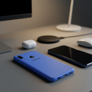 Carcasa Trasera de Repuesto Azul ABS para Samsung Galaxy A40 - Product Image 3