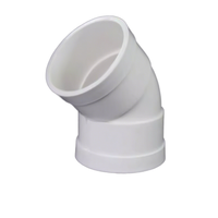 ABK UPVC coude 90 degrés inséré coude à Angle droit PVC qualité chimique raccords de tuyauterie d'eau PVC raccords de tuyauterie Joint