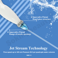 Appareil professionnel de peeling à jet d'oxygène, stimule la régénération du collagène, blanchiment de la peau, machine de peeling à jet d'oxygène et d'eau