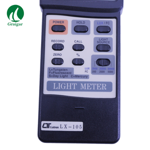 Lutron LX-105 Luxmetro Digitale con Uscita RS-232, Range 2.000/20.000/50.000, Illuminometro - Product Image 3