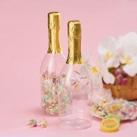 Paket baru Makanan kelas 1100ml plastik bentuk permen coklat botol untuk pesta pernikahan liburan dekorasi