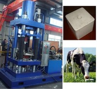Presse hydraulique automatique JIUYAJIU à quatre colonnes et trois poutres pour blocs de sel avec système servo 33 kW 12,5 T 380V YST500
