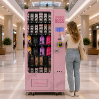 Distributeur automatique miniature en libre-service pour faux cils, distributeur automatique de produits de beauté, paiement par carte de crédit, SDK, interface API