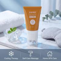Tube souple en plastique brun vide de 50-300 ml pour compresses froides médicales, avec bouchon à cinq billes argenté, version tube, emballage cosmétique