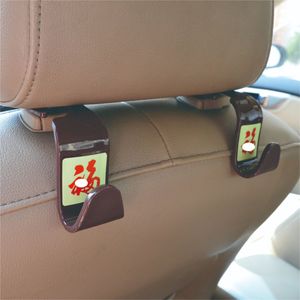 Factory wholesale glow-in-the-dark creative <b>car</b> seat back <b>hooks</b>, <b>car</b> seat neck pillow double <b>hooks</b>, invisible. - Product Image 3