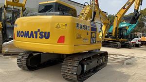 Excavadora Hidráulica Usada Komatsu PC110 de 11 Toneladas, Miniexcavadora para Movimiento de Tierras, Motor de Segunda Mano, Maquinaria de Construcción - Product Image 2