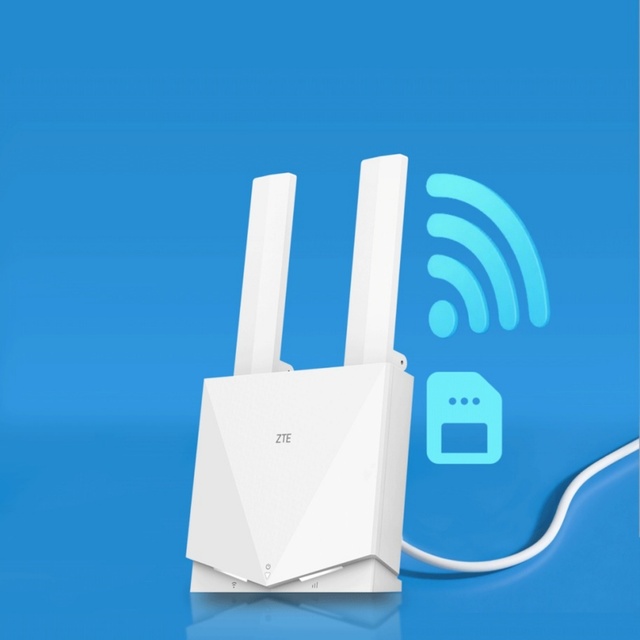 For K12 4G LTE Wireless WiFi Router with SOHO Application and VPN Function 2 External Antennas EU Version