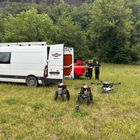 Châssis de drone industriel pliable en fibre de carbone EFT E610P étanche pour hexacoptère, 10 kg, pour inspection et cartographie, fabrication maison