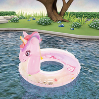 Nouveauté, bouée de piscine en PVC écologique, design licorne, pour adultes et enfants