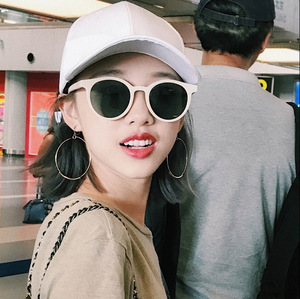 Nouvelles lunettes de soleil rondes rétro pour femmes, style tendance, pas chères, colorées, vintage - Product Image 3