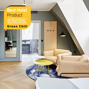 Muebles de Interior para Sala de Estar Grande, Estilo Turco Moderno, Muebles para Cafetería, Juego de Dormitorio Negro, Muebles de Madera para Hotel, Diseño Sencillo - Product Image 1