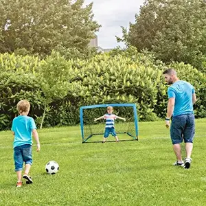 Jaring Gawang Sepak Bola Portabel Lipat Profesional Mini untuk Latihan Anak-anak