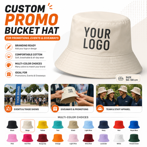 Wholesale Cotton Visor Sun Customized Custom Logo Embroidery Bucket <b>Hat</b> Fisherman Custom Designed Women Bucket <b>Hat</b> - Product Image 1