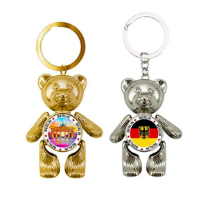 Globe d'eau allemand en résine personnalisé coloré pour la construction d'une maison de Berlin Buddy Bears Boule à neige souvenir - Product Image 4
