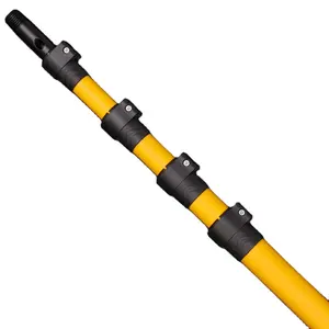 carbon fiber fiberglass spear glass fiber tube 6ft telescoping 16ft fiberglass pole