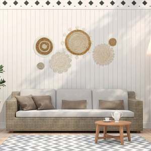 Cestini appesi in tessuto decorazione murale bambino grandi decorazioni Decorative per interni in stile conchiglia in Pakistan - Product Image 2