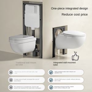 WC automatique pour salle <span class=keywords><strong>de</strong></span> bain, cuvette <span class=keywords><strong>de</strong></span> <span class=keywords><strong>toilette</strong></span> intelligente en céramique avec bidet UV - Product Image 5
