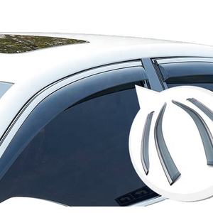 Accesorios para Automóviles Toyota Corolla Cross 2020-2022, Protector Contra Tormentas, Deflector de Viento, Visera Solar para Ventana, Inyección + Acero Inoxidable - Product Image 3