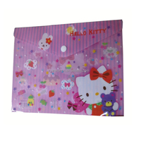 Carpeta de Archivos con Clip de Plástico PVC Transparente Wenshun A3/A4 con Cierre de Botón para Suministros de Oficina y Escolares