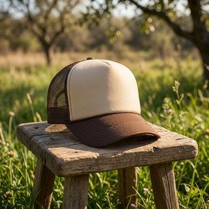 Casquette de baseball en mousse à 5 panneaux, forme <span class=keywords><strong>Otto</strong></span>, imprimée sur mesure, design sportif avec broderie, casquette de camionneur unie bicolore en maille - Product Image 1