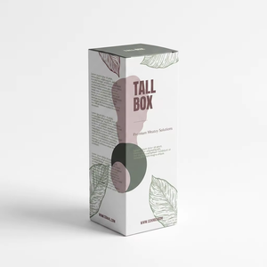 Boîte d'emballage cosmétique en papier couleur à rabat, personnalisée avec logo, écologique, pour produits de beauté, vente en gros à bas prix - Product Image 2