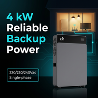 Sistema Solar Híbrido CFE PowerStream 8 Todo en Uno ESS 4kW 8kWh con Batería de Almacenamiento LiFePO4 y UPS de 6200W MPPT 10ms