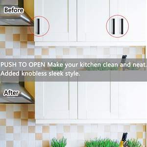 Loquets de porte à fermeture automatique quincaillerie armoires de cuisine loquet à poussoir et verrouillage loquet tactile robuste - Product Image 5