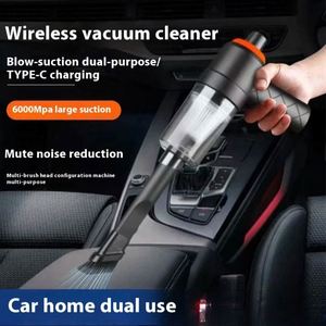 Aspirateur à main sans fil haute puissance pour voiture, filtre HEPA USB, fonction humide/sèche, double usage soufflage/aspiration, portable - Product Image 4