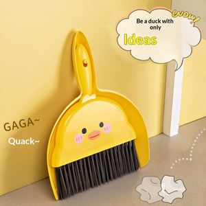 Ensemble de nettoyage de bureau en plastique : mini pelle et balayette combinées pour la maison, balayette pour animaux de compagnie, balayette de lit, pelle à déchets - Product Image 2