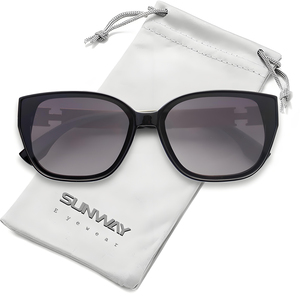 แว่นกันแดดทรงสี่เหลี่ยมสำหรับผู้หญิงและผู้ชาย ดีไซน์หรูหรา ตกแต่งด้วยทองคำ แบรนด์แฟชั่น คุณภาพสูง - Product Image 2