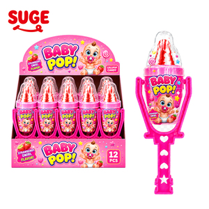 <span class=keywords><strong>Sucette</strong></span> fantaisie en forme de bonbon, design ludique et comestible, saveur fraise tourbillonnante, cadeau mignon pour enfants, vente en gros, économique et amusant - Product Image 6