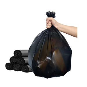 Bolsas de Basura Negras Desechables de Boca Ancha, Grandes, para Exteriores, Gruesas, para Hoteles, Propiedades, Parques, Disponibles para Venta al por Mayor - Product Image 1