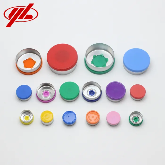 13Mm 20Mm 32Mm Aluminium Plastic Flip Top Tear-Off Flacon Caps Met Aangepaste Logo