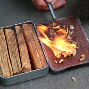 Kit <span class=keywords><strong>de</strong></span> MINI arranque <span class=keywords><strong>de</strong></span> fuego <span class=keywords><strong>de</strong></span> supervivencia, <span class=keywords><strong>magnesio</strong></span>, Fatwood, palos <span class=keywords><strong>de</strong></span> arranque <span class=keywords><strong>de</strong></span> fuego 100% naturales, corte a mano - Product Image 2