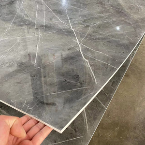 Panneau de cuisine en PVC marbré brillant de 3 mm, résistant à l'eau, aux UV et au feu, avec service de découpe - Product Image 6