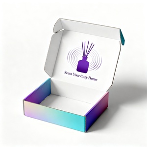 Logotipo personalizado de fábrica bajo MOQ corrugado reciclar embalaje de regalo zapatos de jardinería caja de ropa papel postal correo cajas de envío - Product Image 3