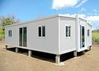 Maison Modulaire Préfabriquée Extensible Conteneur Pliant 20 pieds pour Camping et Habitation