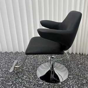 Fauteuil de Barbier Minimaliste Moderne, Chaise de Salon Hydraulique, Siège de Coiffure en Cuir avec Repose-Pieds - Product Image 5