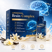 Complexe Cérébral Liposomal Liquide Oral Saveur Vanille 10ml Sachets Soutien Mémoire et Concentration Marque Privée OEM Formule Personnalisée Supplément
